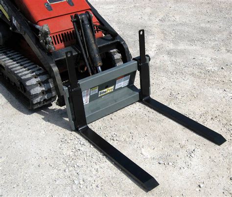 mini skid steer forks for sale|mini skid steer pallet forks.